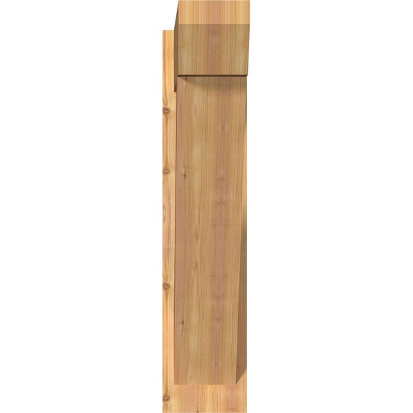 Traditional Slat Smooth Outlooker, Western Red Cedar, 7 1/2W X 30D X 34H